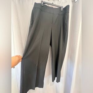 NWT Lane Bryant Size 16 Elegant Black Drape Women's Pants
